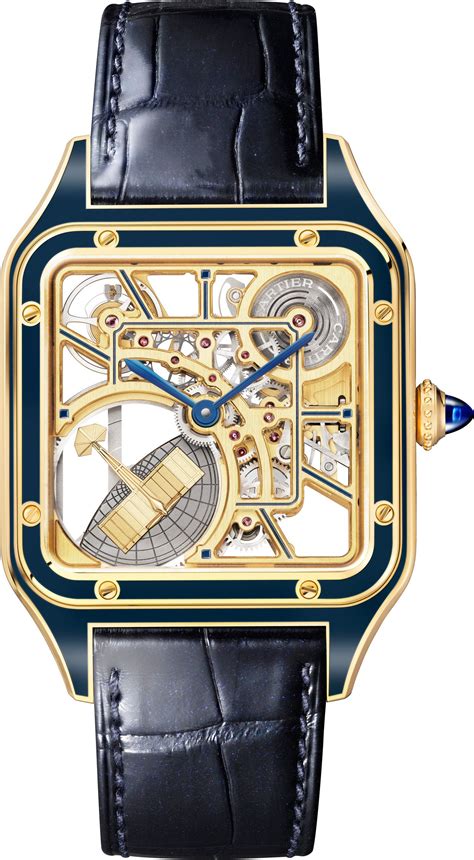 Montre squelette Santos de Cartier